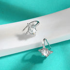 Shooting Star Embrace Earrings with Moissanite