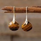 Women’s Tiger’s Eye Earrings Gold