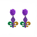 Women’s Dangle Earrings Fleur De Lys