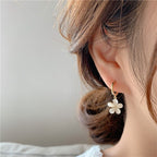 Flower Opal Earrings