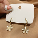 Flower Opal Earrings