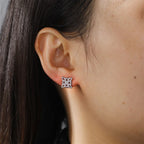 Witch's Knot Earrings Protective Studs Wiccan Women Silver