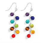 7 Chakras Dangle Earrings 1