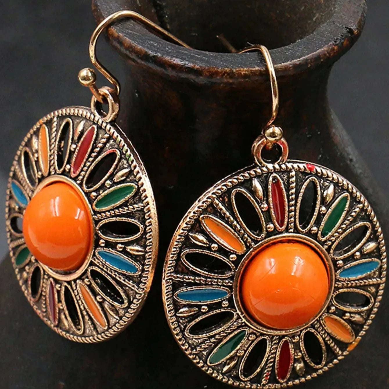 Colorful Bohemian Drop Earrings