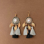 Bohemian Feather Dangle Earrings 3
