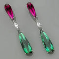 Colorful Teardrop Dangle Earrings