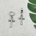 Ankh Cross Drop Earrings 1