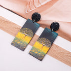 Dangle Acrylic Tree of Life Earrings