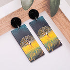 Dangle Acrylic Tree of Life Earrings