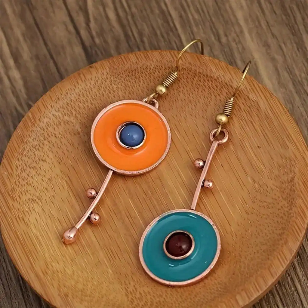 Atypical Ethnic Dangle Earrings