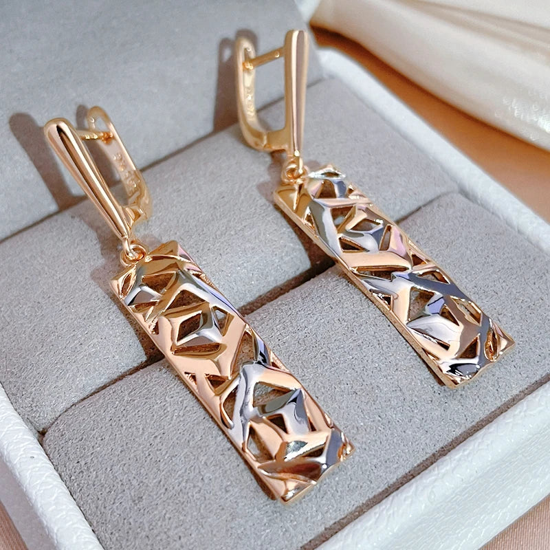Modern Ethnic Dangle Earrings