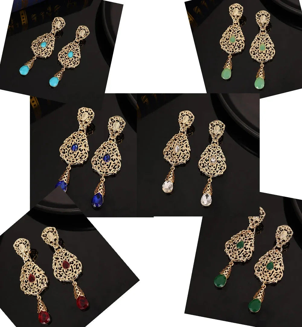 Oriental Ethnic Dangle Earrings