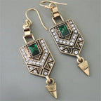 Ethnic Style Women's Drop Earrings gold
