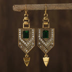 Ethnic Style Women's Drop Earrings gold