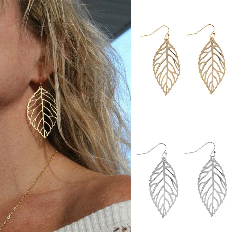 Laurel Leaf Dangle Earrings