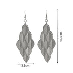 Women's Leaf Dangle Earrings 