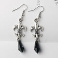Fleur De Lys Dangle Earrings for Women