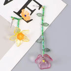 Bohemian-Style Flower Drop Earrings