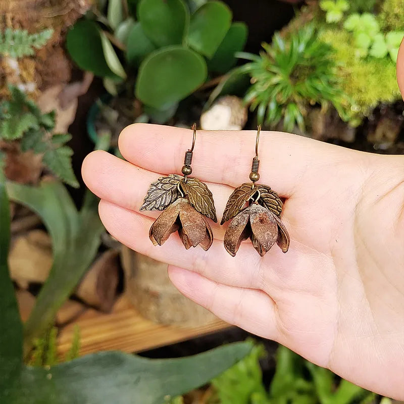 Autumn Tassel Dangle Earrings