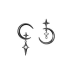 Moon and Stars Dangle Earrings