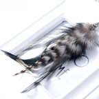 Dangling Earrings with Pheasant Feathers