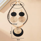 Bohemian Chic Round Drop Earrings