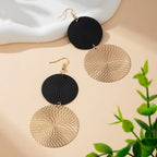 Bohemian Chic Round Drop Earrings