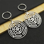 Hecate’s Wheel Strophalos Dangle Earrings for Women