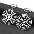 Hecate’s Wheel Strophalos Dangle Earrings for Women