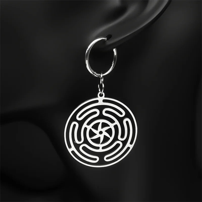 Hecate’s Wheel Strophalos Dangle Earrings for Women