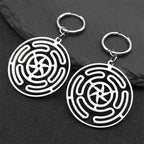 Hecate’s Wheel Strophalos Dangle Earrings for Women