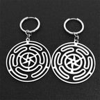 Hecate’s Wheel Strophalos Dangle Earrings for Women