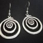 Women's Spiral Drop Earrings 