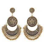 Bohemian Baroque-Style Dangle Earrings rose gold