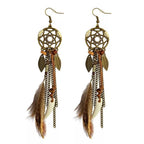 Tribal Ethnic-Style Dangle Earrings