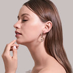 Silver Skull Dangle Earrings for Men or Women