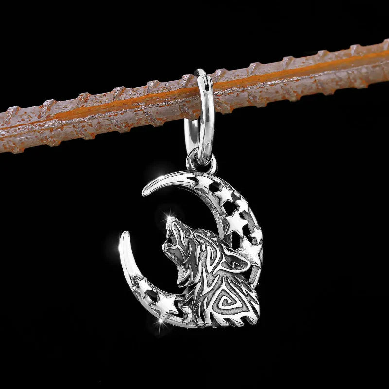 Viking Fenrir Dangle Earrings