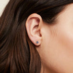 Women's birthstone stud earrings