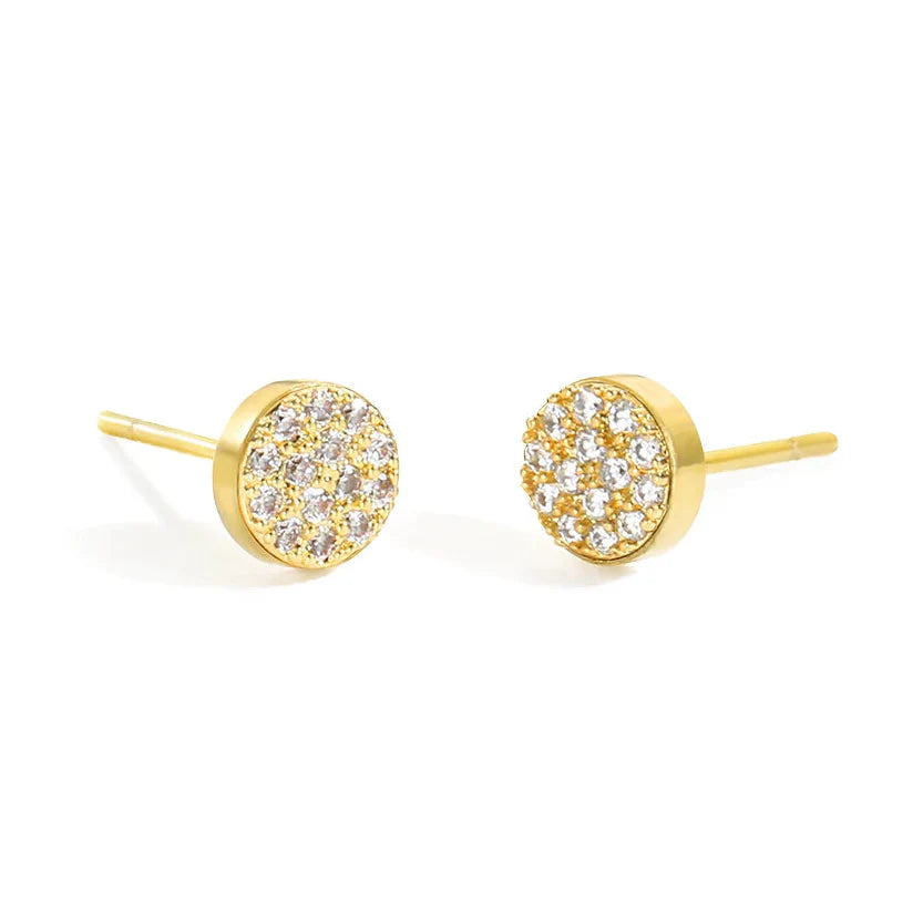 Women's April birthstone stud earrings