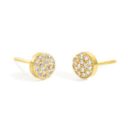 Women's April birthstone stud earrings
