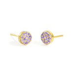 Women's August birthstone stud earrings