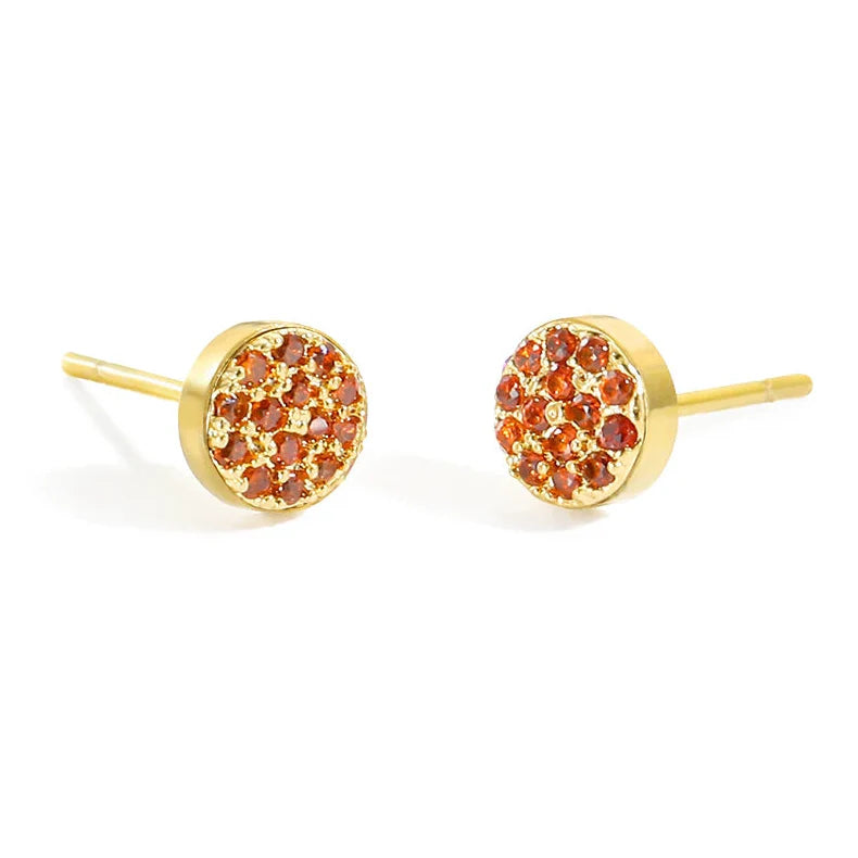 Women's January birthstone stud earrings