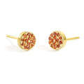 Women's January birthstone stud earrings