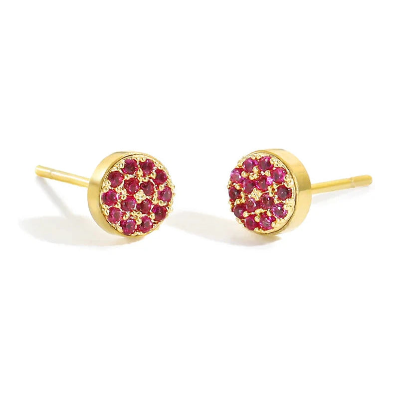 Women's November birthstone stud earrings