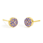 Women's June birthstone stud earrings