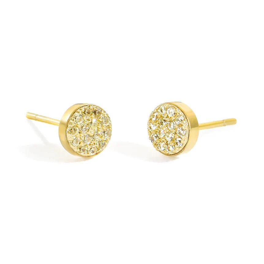 Women's November birthstone stud earrings