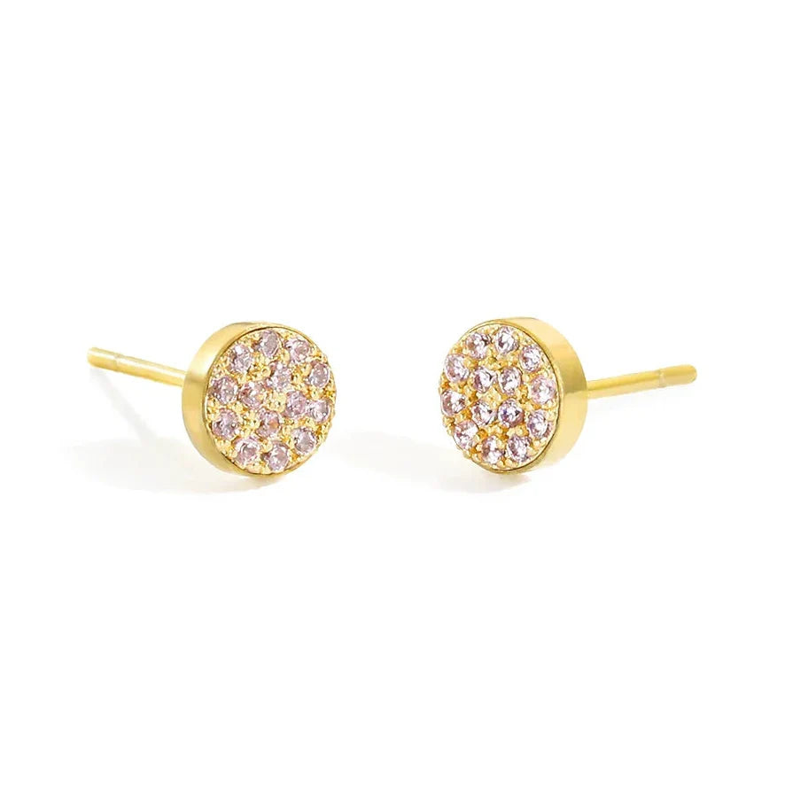 Women's October birthstone stud earrings
