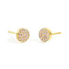 Women's October birthstone stud earrings