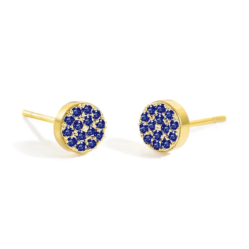 Women's October birthstone stud earrings