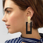Rectangle Drop Earrings